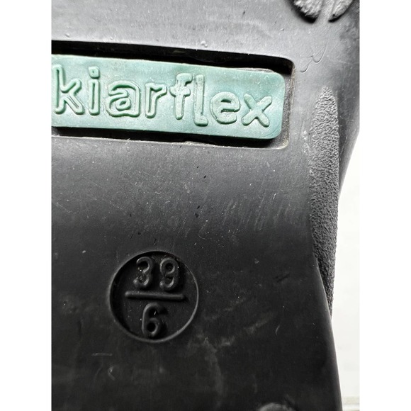 Kiarflex Women's Leaf Print Slip On Leather Shoes Black Size‎ 39 8 - Picture 7 of 8